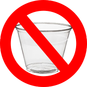 No Cups at Aid Stations